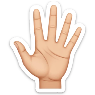 The letter D in sign language  sticker