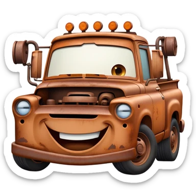 Tow Mater sticker
