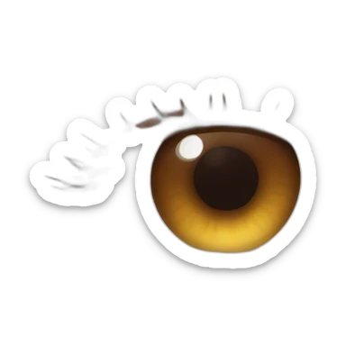 beautiful realist brown eye brown hair turkish girl sticker