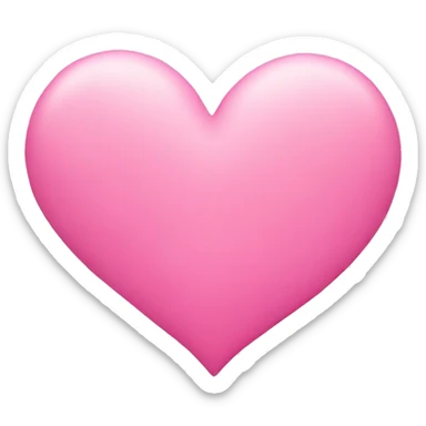Pink heart cloud sticker
