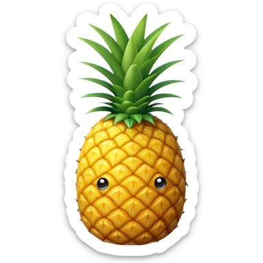 Upside down pineapple  sticker