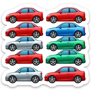 car (give me some color examples) sticker