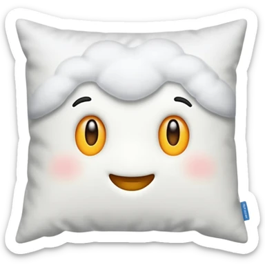 Comfy pillow sticker