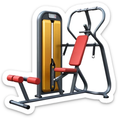 gym cable machine sticker
