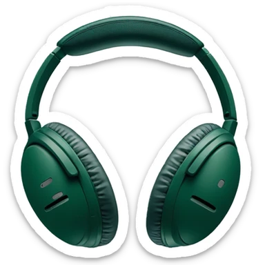 dark green Bose quiet comfort headphones sticker