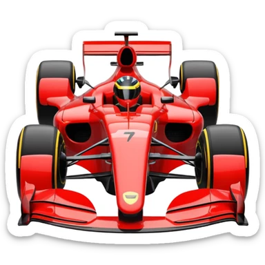 formula 1 car sticker