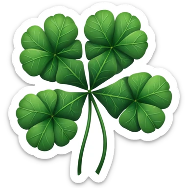 make the 5 leaf clover form black clover the anime sticker