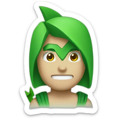 green arrow trending up sticker