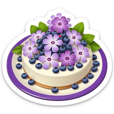 lilac food disorder sticker