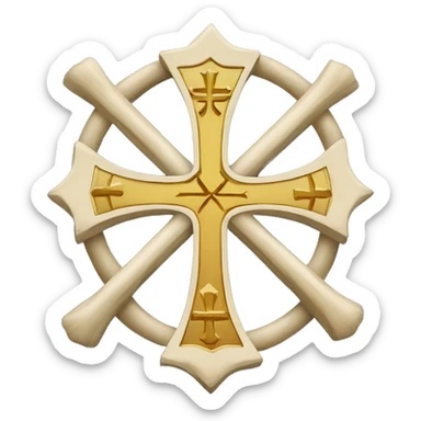 st peters cross sticker