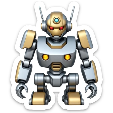 A Japanese mech sticker