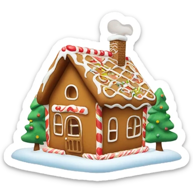 Gingerbread house  sticker