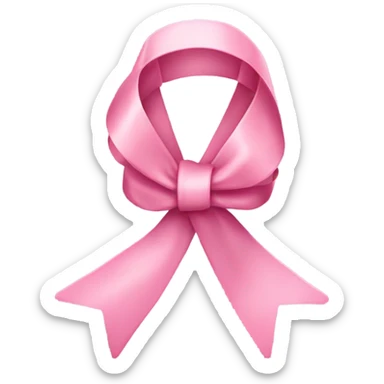 pink ribbon  sticker