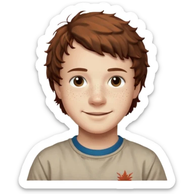 Dustin from stranger things sticker
