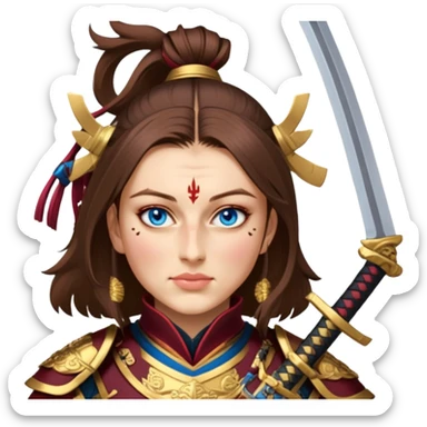 Samurai Leader sticker