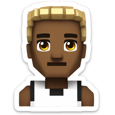 HYPe in minecraft style  sticker