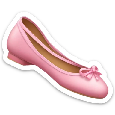 pink ballerina shoes sticker
