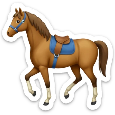 horse injury sticker