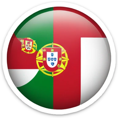 portugal flag sticker