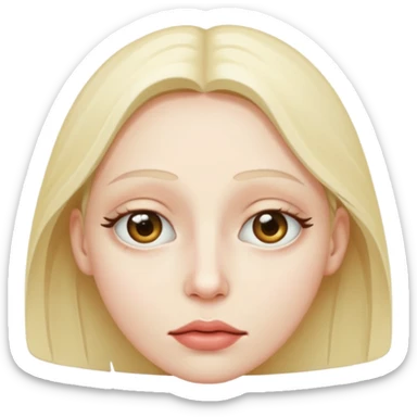 malnourished face sticker