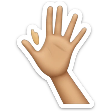 pretty-vee-clapping sticker