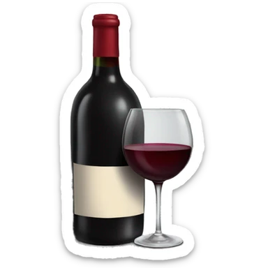 Red wine  sticker