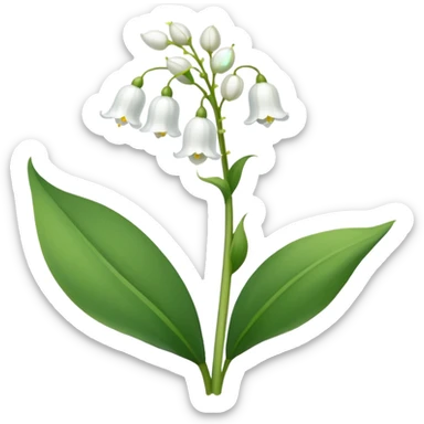 Lily of The Valley sticker