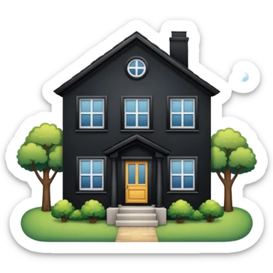 One story home, 2 windows on left side  sticker