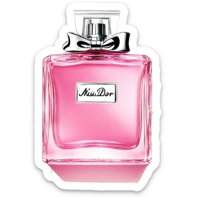 Pink Miss dior perfume  sticker
