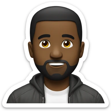 oso del álbum de Kanye west sticker