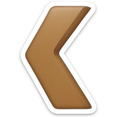 a plain right arrow sticker