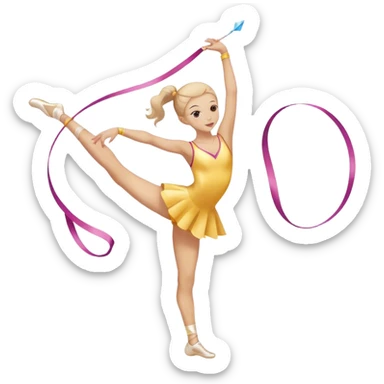 rhythmic gymnastics sticker
