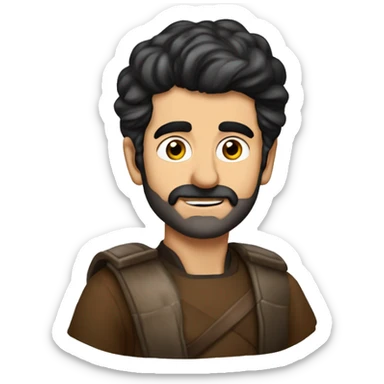 Mohmmad Reza Golzar (persian actor) saying “jujuye man” sticker