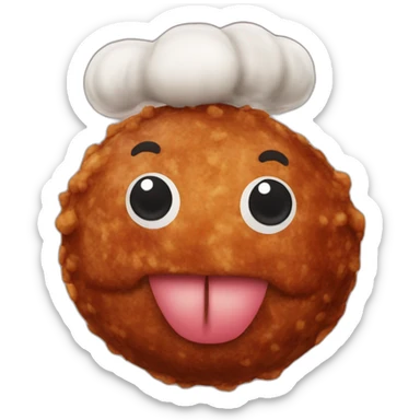 Meatball sticker