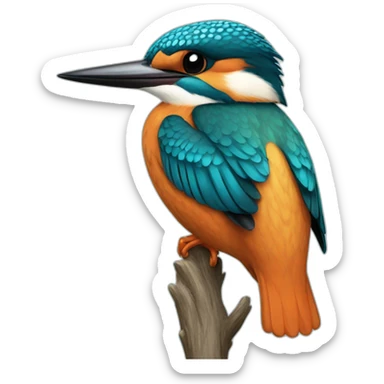 kingfisher sticker