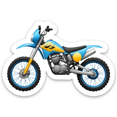 enduro bike sticker