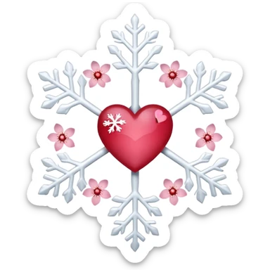 ❄️❤️✨🌸 sticker