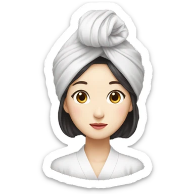 Shin tae young using turban sticker