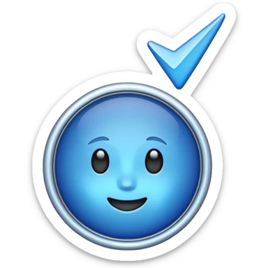 I need a social verification tick sticker