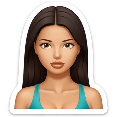Adriana Lima  sticker