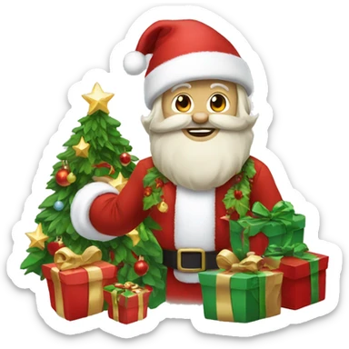 Christmas sticker