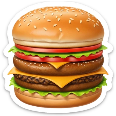 Fast Food Burgers sticker