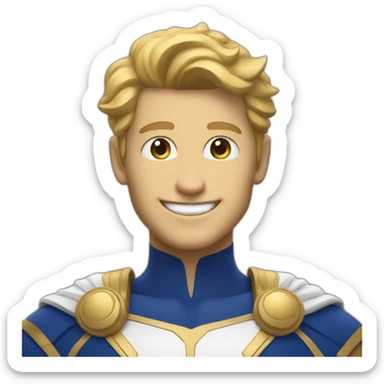 Homelander smiling White race sticker