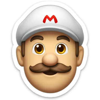 Mario a la naisense sticker