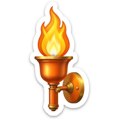 Wall Mounted Torch sticker