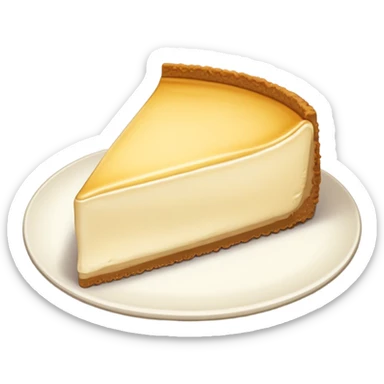 Slice of cheesecake sticker