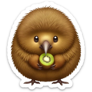 kiwi bird sticker