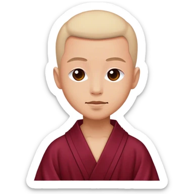 Zen Burgundy  sticker