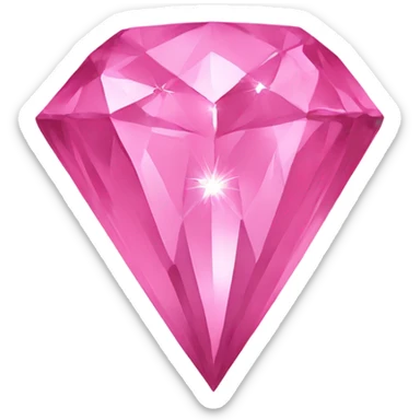 Pink butterfly diamond-stars sticker