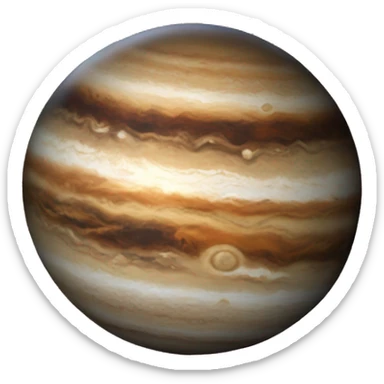 Jupiter planet sticker